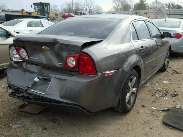 1G1ZC5EU3BF299046 - 2011 CHEVROLET MALIBU 1LT 棕色 照片 4