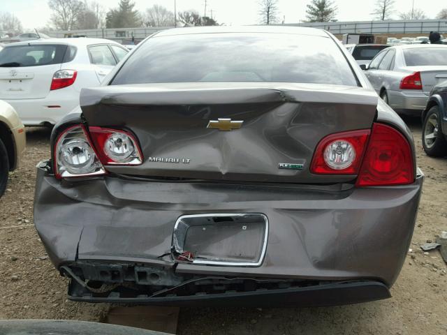 1G1ZC5EU3BF299046 - 2011 CHEVROLET MALIBU 1LT 棕色 照片 9