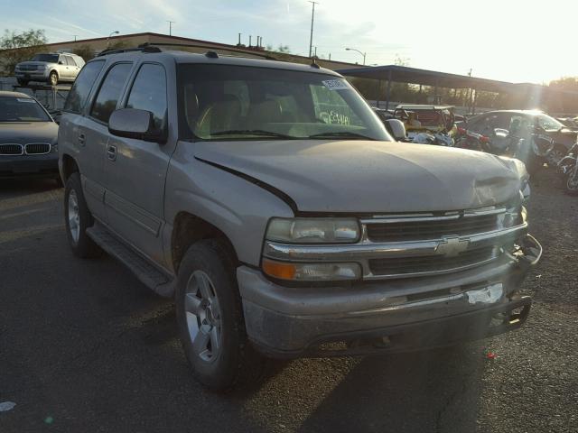 1GNEK13T85J145243 - 2005 CHEVROLET TAHOE K150 GRAY photo 1