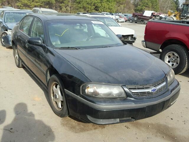 2G1WH55K129169312 - 2002 CHEVROLET IMPALA LS BLACK photo 1