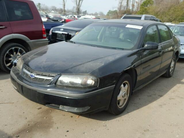 2G1WH55K129169312 - 2002 CHEVROLET IMPALA LS BLACK photo 2