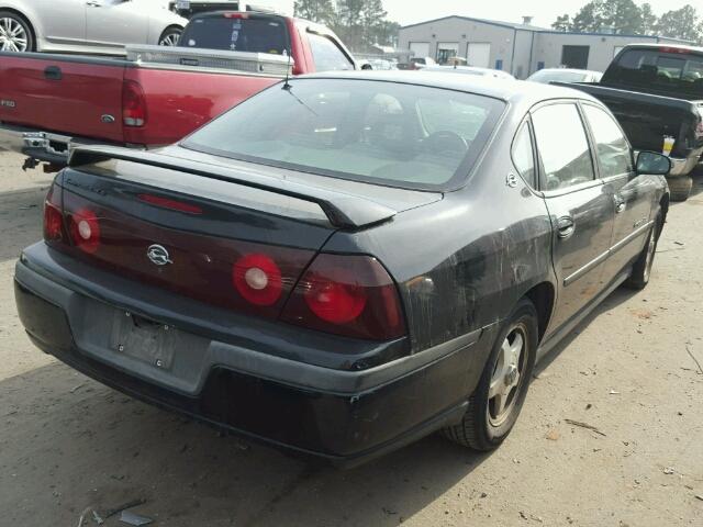 2G1WH55K129169312 - 2002 CHEVROLET IMPALA LS BLACK photo 4