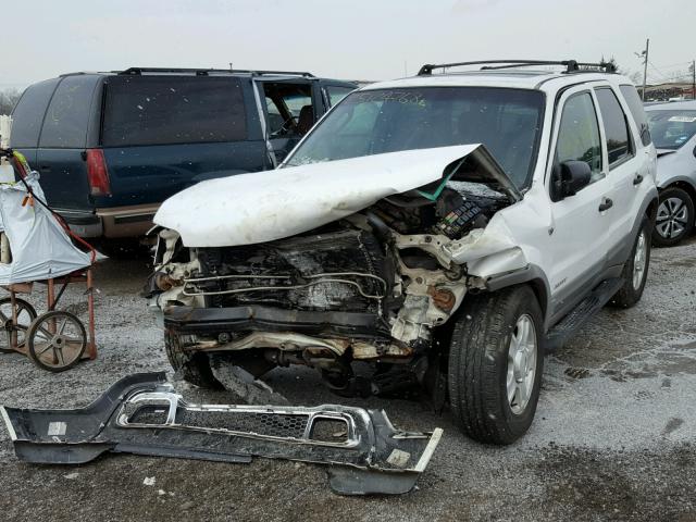 1FMCU04171KB71267 - 2001 FORD ESCAPE XLT WHITE photo 2