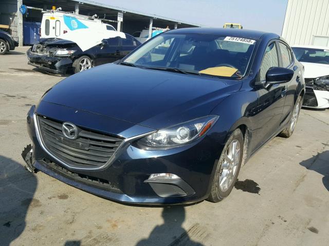 3MZBM1U7XGM306301 - 2016 MAZDA 3 SPORT BLUE photo 2