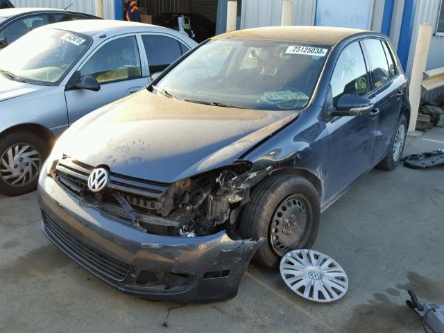 WVWDB7AJ7DW141663 - 2013 VOLKSWAGEN GOLF BLUE photo 2