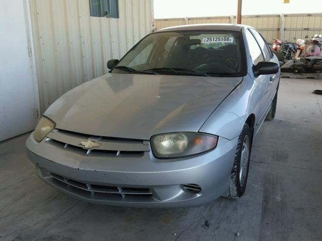 1G1JF52F737169521 - 2003 CHEVROLET CAVALIER L SILVER photo 2