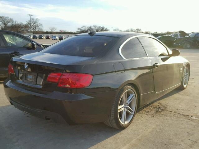 WBAKF9C5XBE619758 - 2011 BMW 335 XI BLACK photo 4