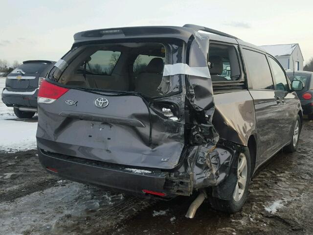 5TDKK3DC9ES508478 - 2014 TOYOTA SIENNA LE GRAY photo 9