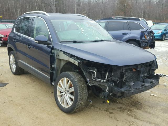 WVGBV7AX9DW504527 - 2013 VOLKSWAGEN TIGUAN S BLUE photo 1