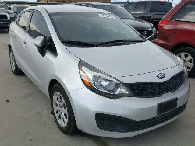 KNADM4A39D6199958 - 2013 KIA RIO LX SILVER photo 1