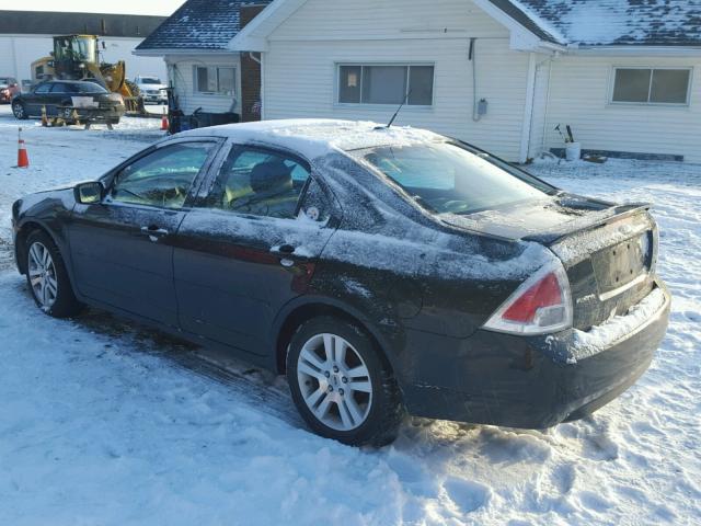 3FAHP07Z17R212280 - 2007 FORD FUSION SE BLACK photo 3