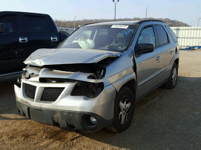 3G7DB03E53S594874 - 2003 PONTIAC AZTEK SILVER photo 2