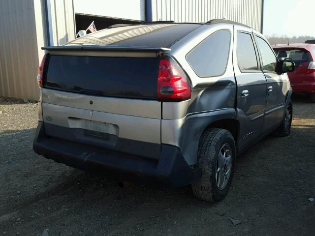 3G7DB03E53S594874 - 2003 PONTIAC AZTEK SILVER photo 4