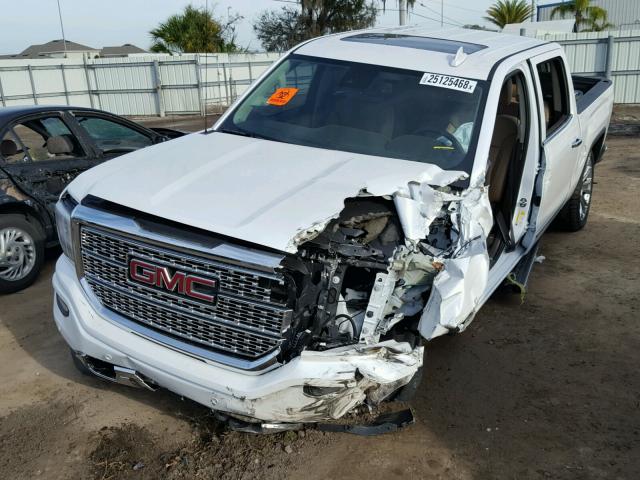 3G102PEJ0JG208074 - 2018 GMC SIERRA K15 WHITE photo 2