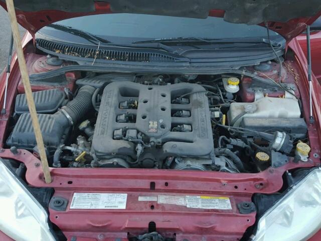 2B3HD56G12H229330 - 2002 DODGE INTREPID E RED photo 7