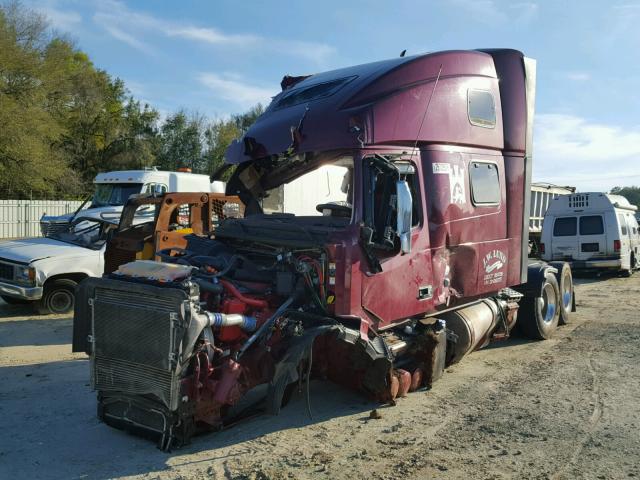 4V4NC9TK4GN962737 - 2016 VOLVO VN VNL MAROON photo 2