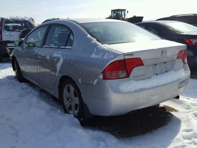 1HGFA16836L118885 - 2006 HONDA CIVIC EX ვერცხლისფერი ფოტო 3