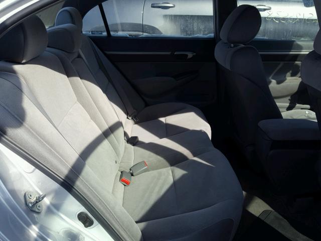 1HGFA16836L118885 - 2006 HONDA CIVIC EX ვერცხლისფერი ფოტო 6