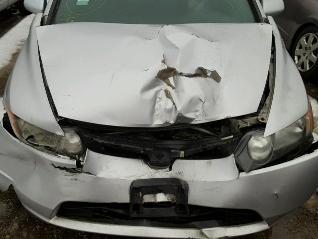 1HGFA16836L118885 - 2006 HONDA CIVIC EX ვერცხლისფერი ფოტო 7