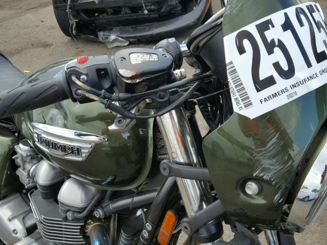 SMT920K19ET650654 - 2014 TRIUMPH MOTORCYCLE THRUXTON GREEN photo 9