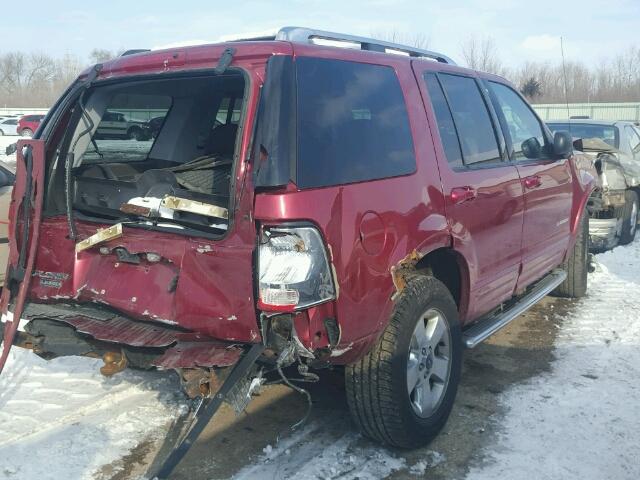 1FMZU75K34ZB30057 - 2004 FORD EXPLORER L RED photo 4