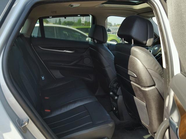 5UXKU2C52F0F95864 - 2015 BMW X6 XDRIVE3 SILVER photo 6