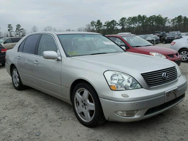 JTHBN30F430112772 - 2003 LEXUS LS 430 SILVER photo 1