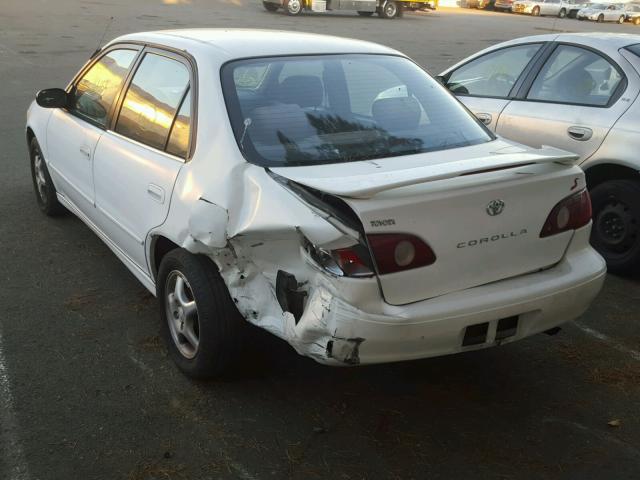 1NXBR12E41Z562728 - 2001 TOYOTA COROLLA CE WHITE photo 3