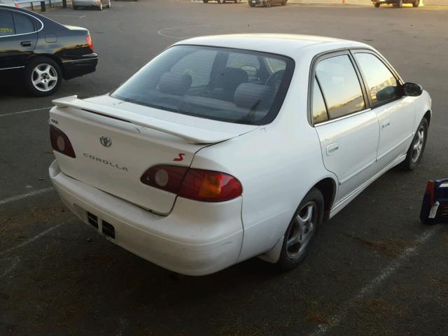 1NXBR12E41Z562728 - 2001 TOYOTA COROLLA CE WHITE photo 4