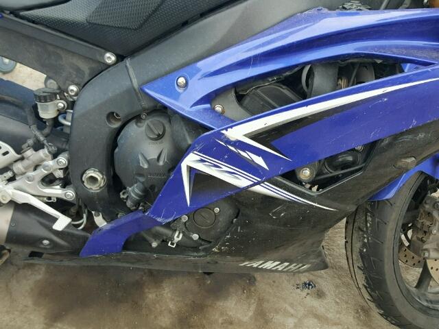 JYARJ16E69A015053 - 2009 YAMAHA R6L BLUE photo 7