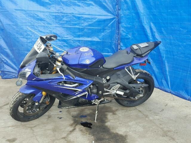 JYARJ16E69A015053 - 2009 YAMAHA R6L BLUE photo 9