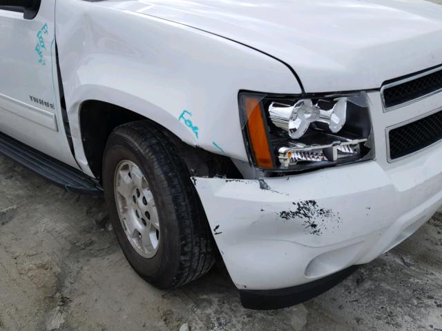 1GNSCBE02ER131736 - 2014 CHEVROLET TAHOE C150 WHITE photo 9