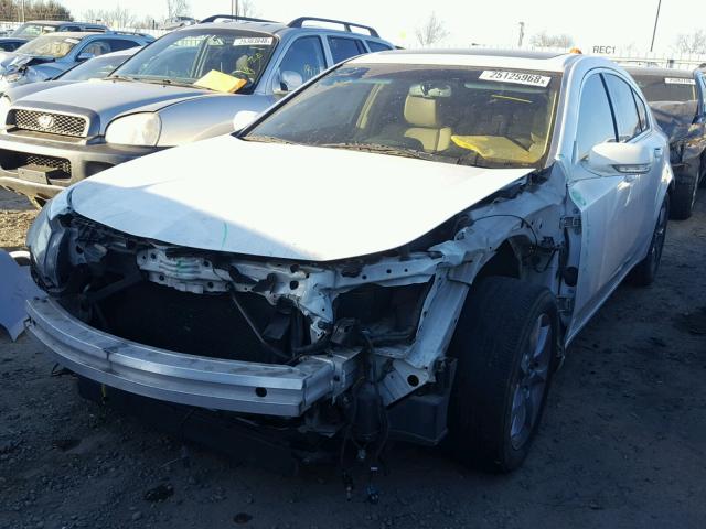 19UUA8F52DA010272 - 2013 ACURA TL TECH WHITE photo 2
