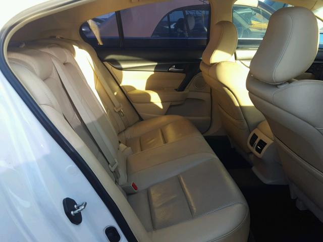 19UUA8F52DA010272 - 2013 ACURA TL TECH WHITE photo 6