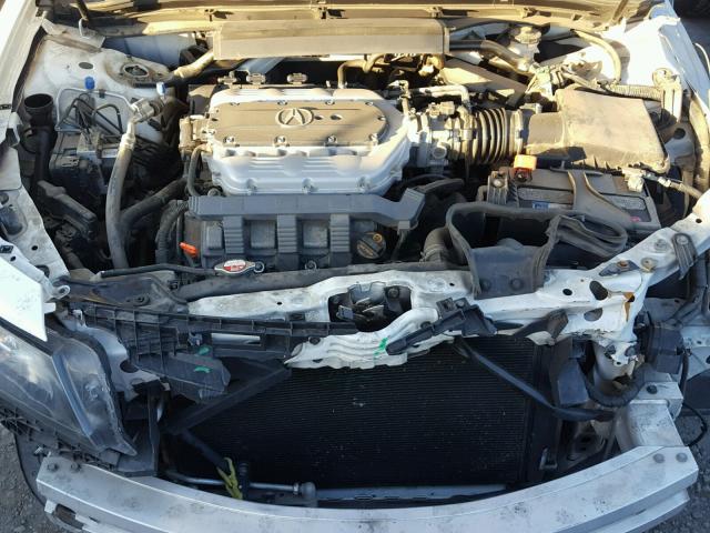 19UUA8F52DA010272 - 2013 ACURA TL TECH WHITE photo 7