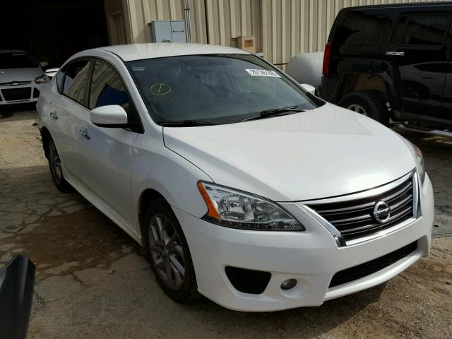 3N1AB7AP8DL640861 - 2013 NISSAN SENTRA S WHITE photo 1