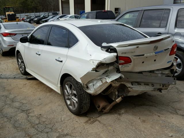 3N1AB7AP8DL640861 - 2013 NISSAN SENTRA S WHITE photo 3