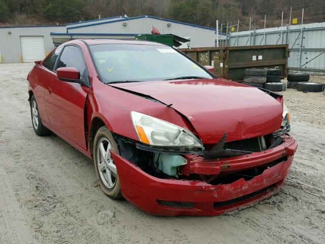 1HGCM72665A015889 - 2005 HONDA ACCORD EX RED photo 1