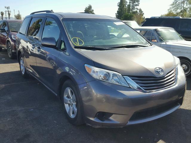 5TDKK3DC9FS610302 - 2015 TOYOTA SIENNA LE GRAY photo 1