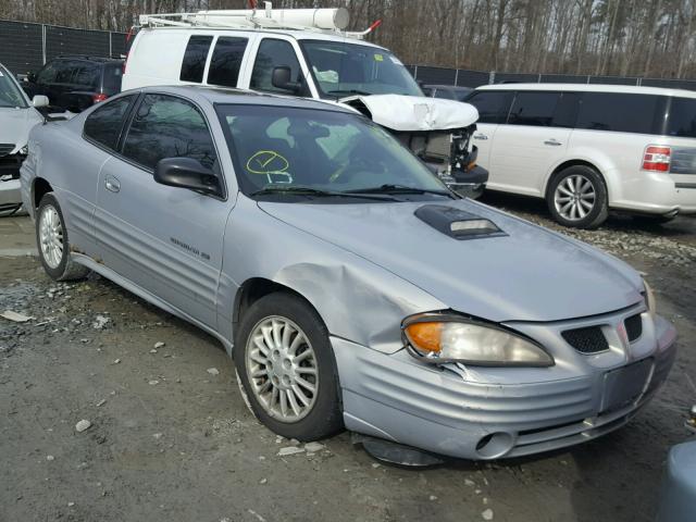 1G2NF12T0YM819309 - 2000 PONTIAC GRAND AM S SILVER photo 1