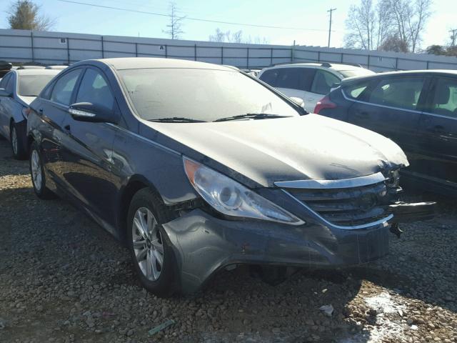 5NPEB4AC3EH923499 - 2014 HYUNDAI SONATA GLS BLUE photo 1