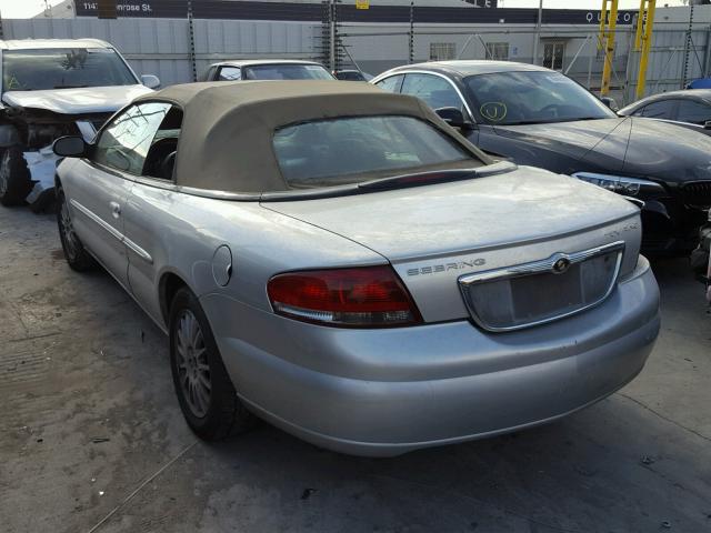 1C3EL55R86N169524 - 2006 CHRYSLER SEBRING TO SILVER photo 3