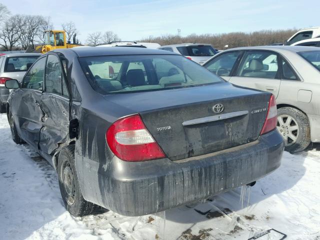 4T1BE32K93U768269 - 2003 TOYOTA CAMRY LE GRAY photo 3