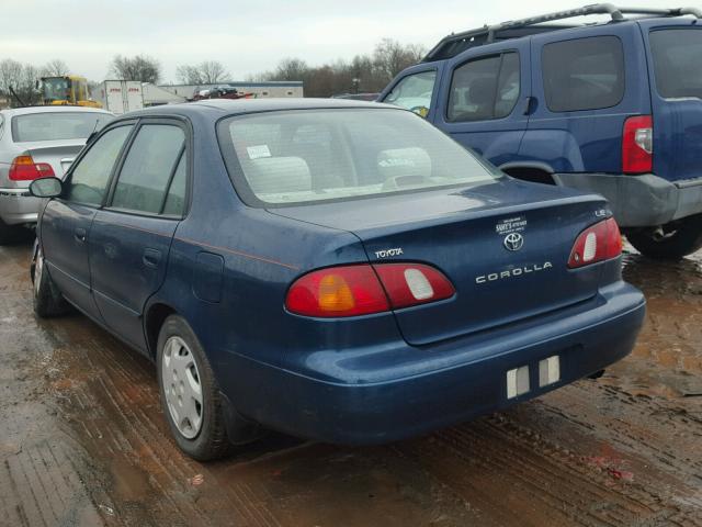 2T1BR12E3YC365559 - 2000 TOYOTA COROLLA VE TURQUOISE photo 3