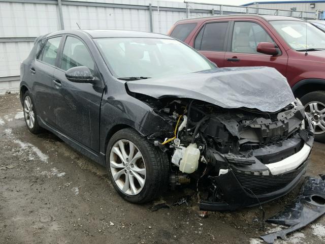 JM1BL1H67A1344077 - 2010 MAZDA 3 S BLACK photo 1