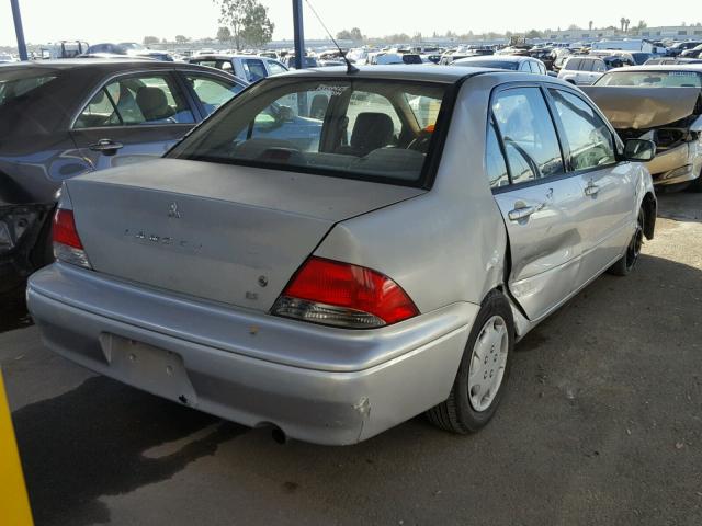 JA3AJ26EX2U030715 - 2002 MITSUBISHI LANCER ES SILVER photo 4