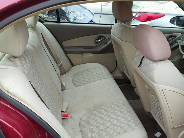 1G1ZT54835F318705 - 2005 CHEVROLET MALIBU LS MAROON photo 6