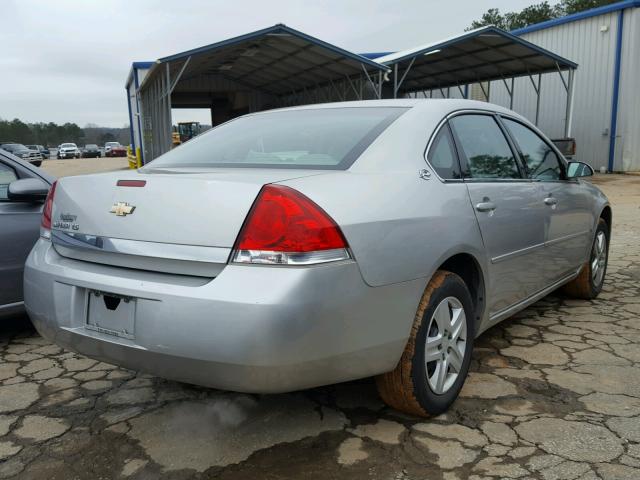 2G1WB55K669269087 - 2006 CHEVROLET IMPALA LS SILVER photo 4