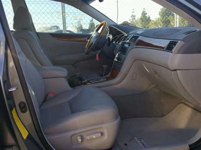 JTHBA30G765154218 - 2006 LEXUS ES 330 BLUE photo 5