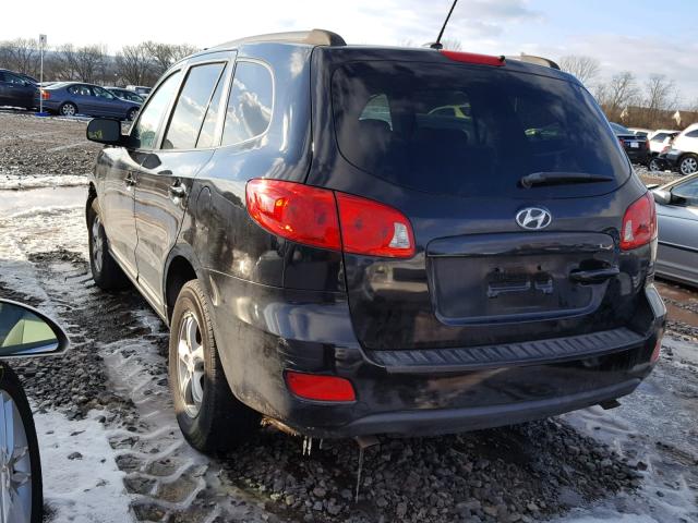 5NMSG13D98H155666 - 2008 HYUNDAI SANTA FE G GRAY photo 3